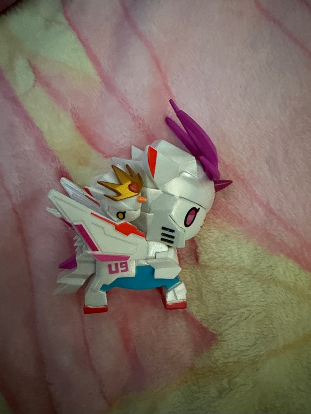 tokidoki White, Pink & Purple Unicorn Mech Figure